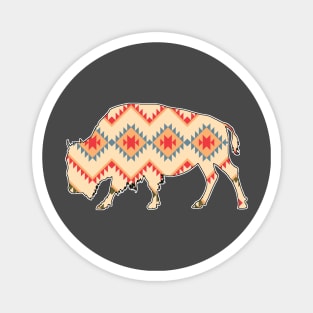 Bison Pattern - 4 Magnet